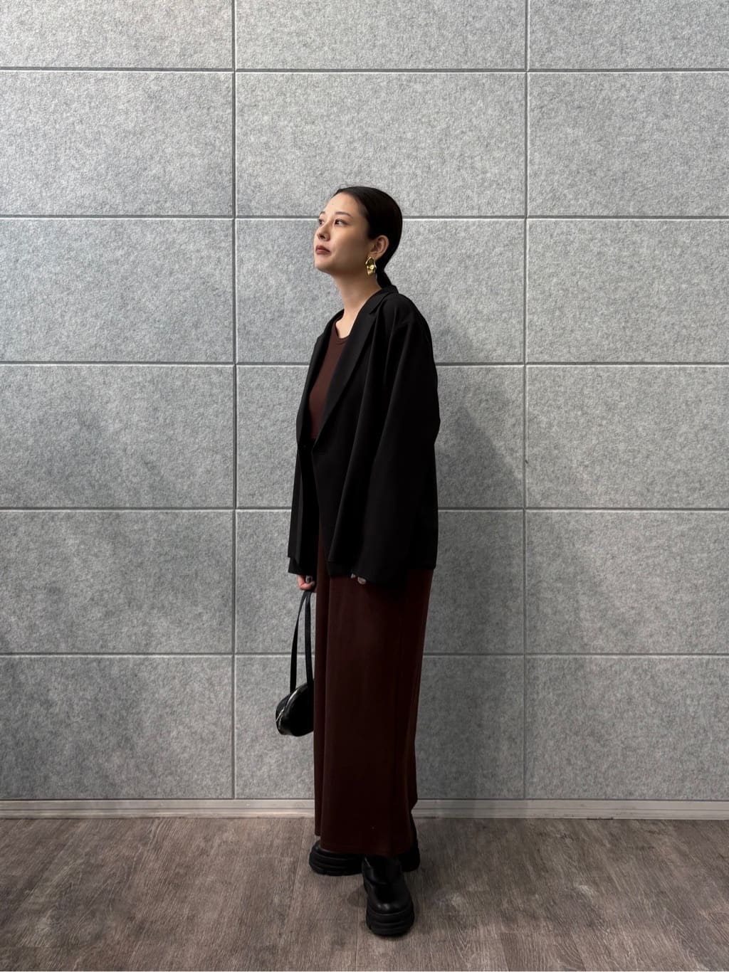 ayanoさんの「INDIVI｜タンクトップレイヤードワンピース」を使ったコーディネート
