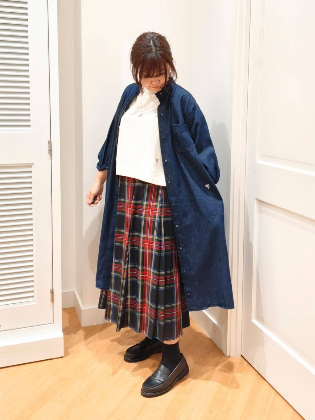 AIKOsanさんの「Dessin｜【洗える】サイドスナップカットソー」を使ったコーディネート