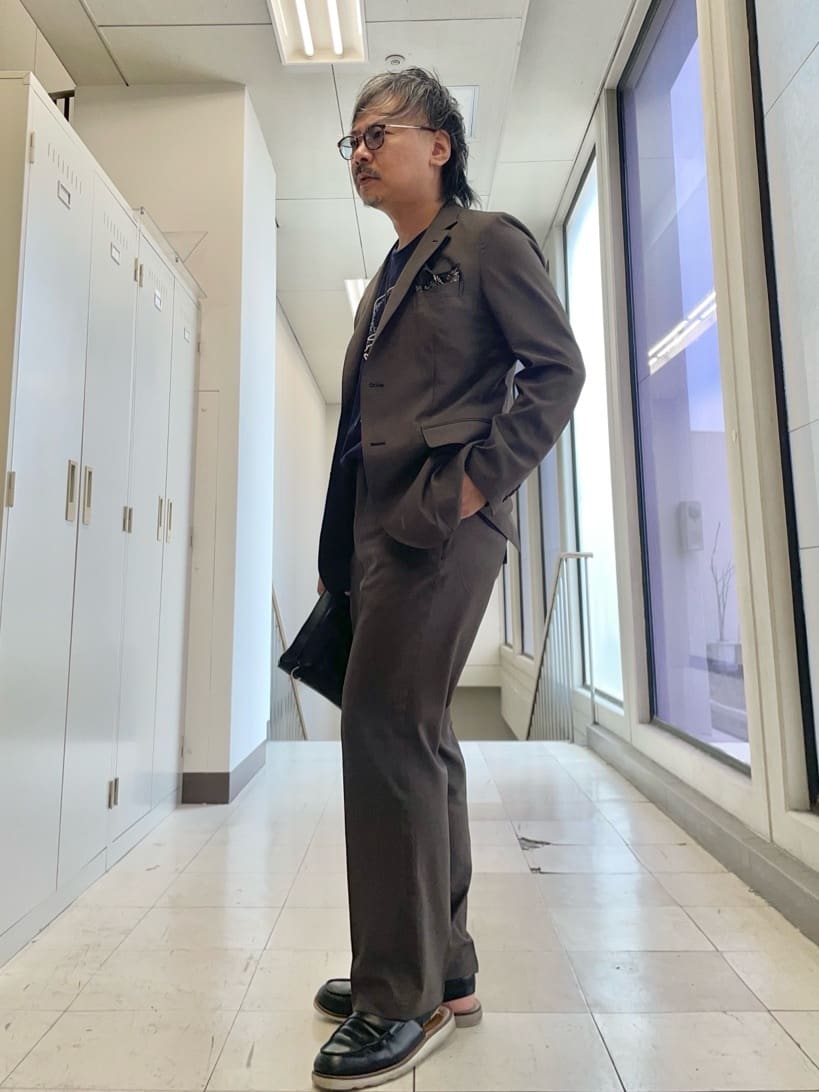 MAKOTO AIさんの「TAKEO KIKUCHI｜【COOL CITY WEAR】アーバンクール ジャケット /接触冷感・吸水速乾」を使ったコーディネート