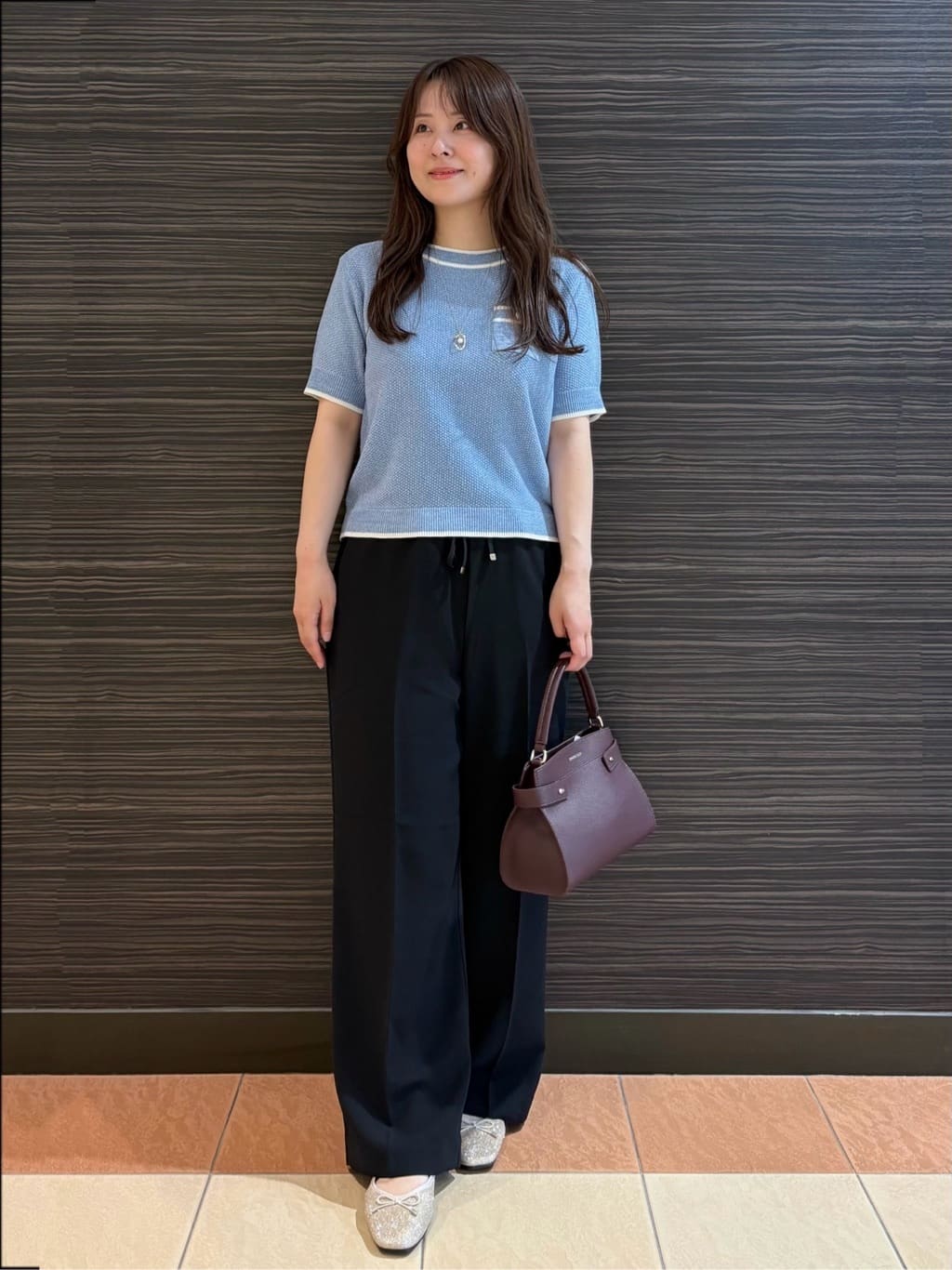 かなさんの「OPAQUE.CLIP｜《美人百花掲載》名品フラットバレエシューズ」を使ったコーディネート