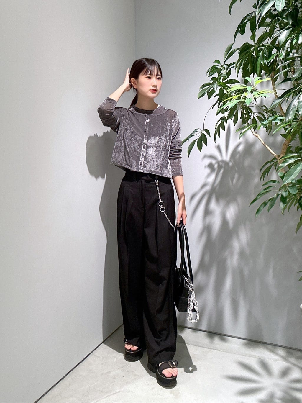 Renoさんの「INDIVI｜Timeless｜モードスラックス」を使ったコーディネート