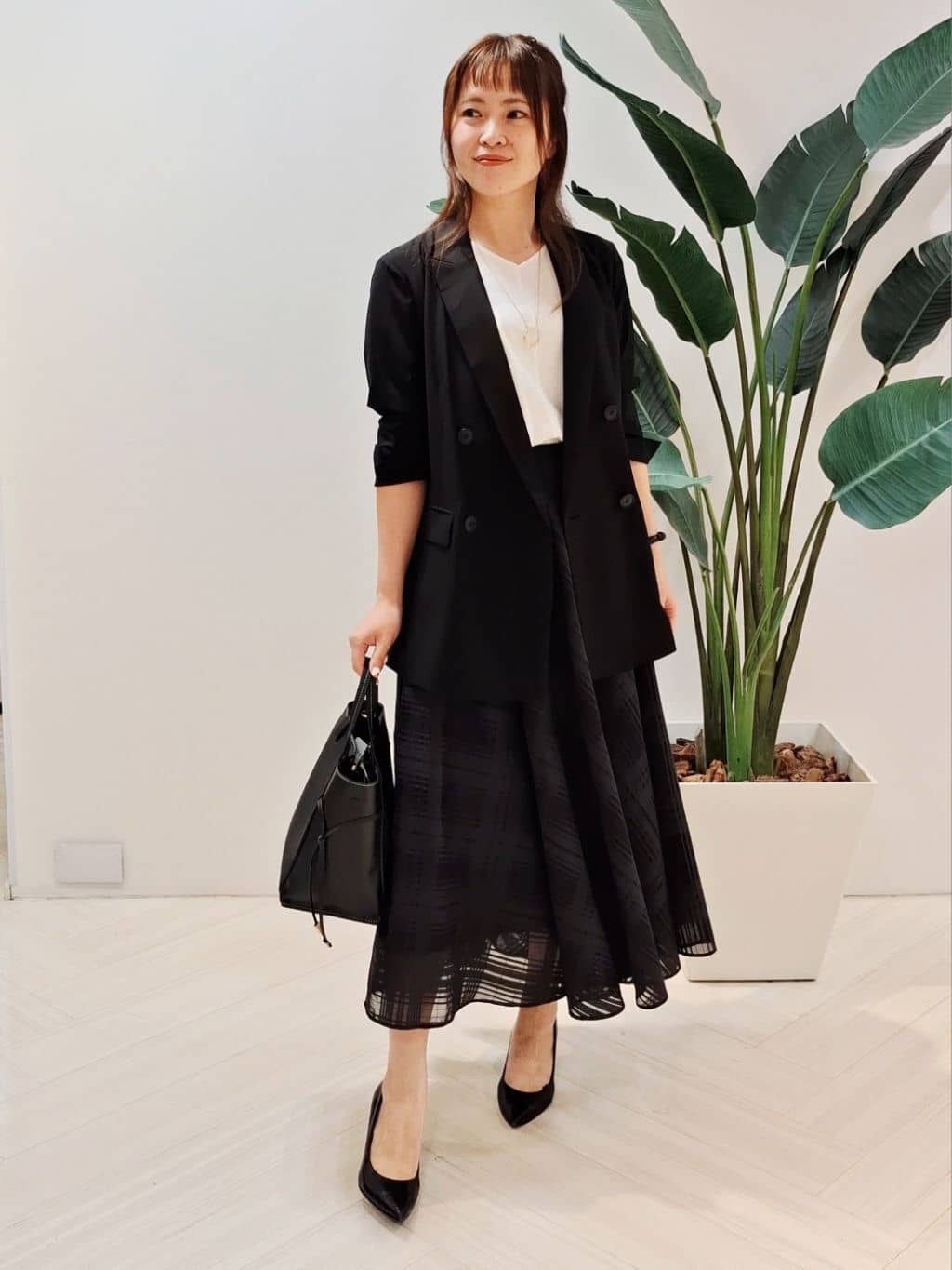 YuKaRiさんの「UNTITLED｜【軽く羽織れる！】ダブルジャケット」を使ったコーディネート
