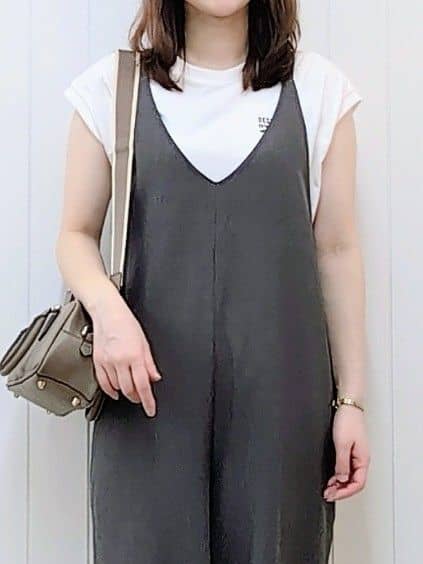 itoさんの「Dessin｜【洗える】オーガニックコットンフレンチスリーブ」を使ったコーディネート