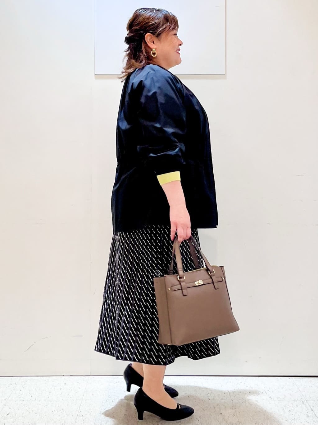 kimmyさんの「Reflect｜【パンツにもスカートにも合わせやすい◎】ライティブルゾン」を使ったコーディネート