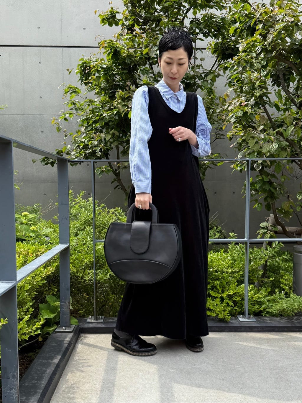Kさんの「HIROKO HAYASHI｜【WEB・銀座店・松屋店限定】RONDINE（ロンディネ）ハンドバッグ」を使ったコーディネート