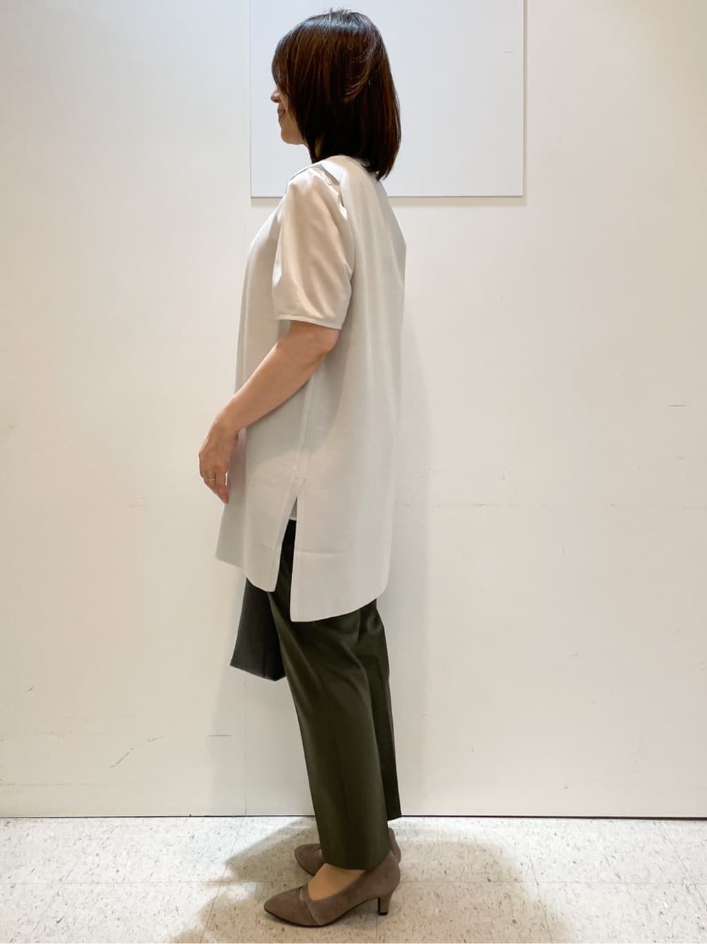 めいさんの「Reflect｜【すっきり見え！長め丈】ピンタックデザインチュニックブラウス」を使ったコーディネート