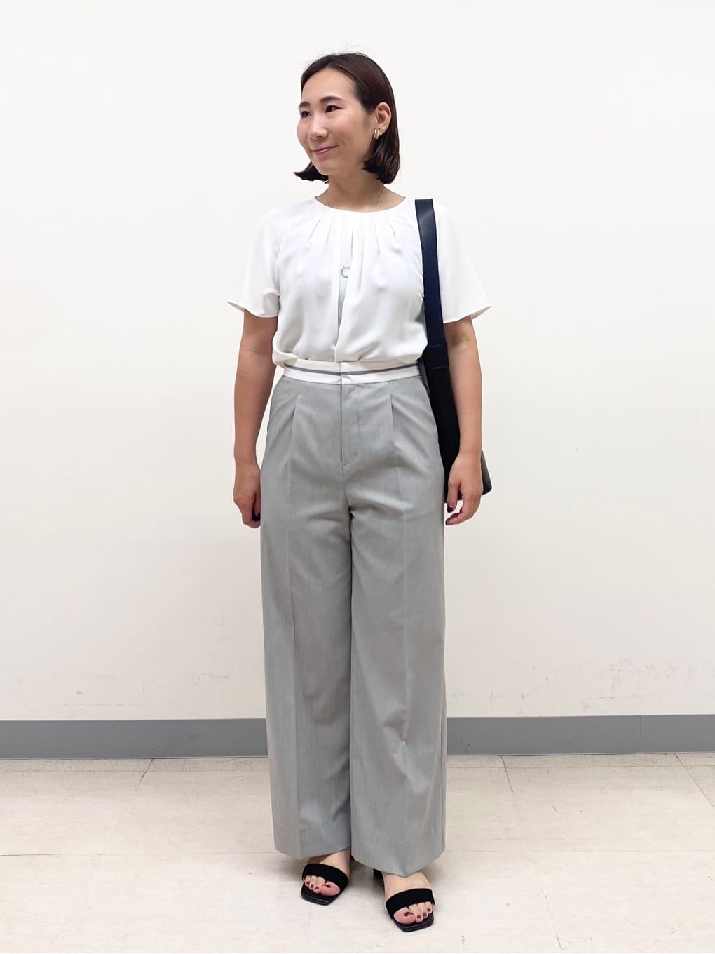 YUKARIさんの「INDIVI｜【軽く羽織れる！】ダブルジャケット」を使ったコーディネート