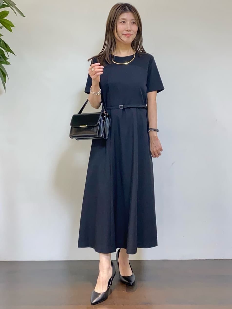 tomoさんの「UNTITLED｜【短丈/日本製】カラミ風メッシュ ノーカラージャケット」を使ったコーディネート