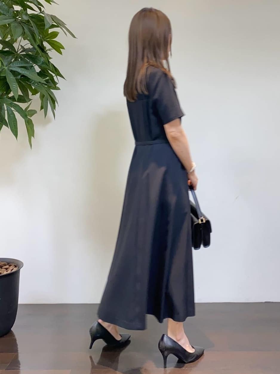 tomoさんの「UNTITLED｜【短丈/日本製】カラミ風メッシュ ノーカラージャケット」を使ったコーディネート