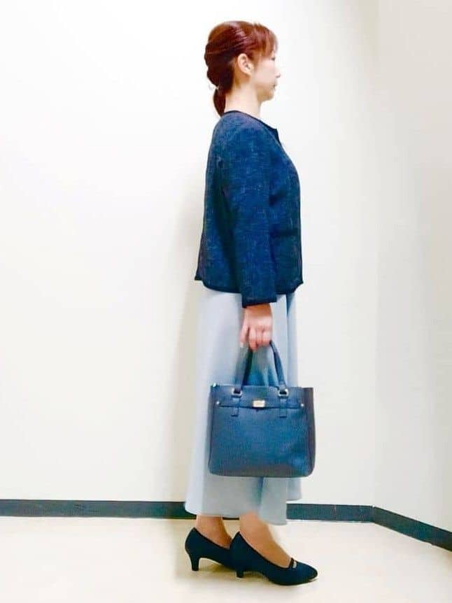 花さんの「Reflect｜【吸水速乾／防しわ】シルキープリーツワンピース」を使ったコーディネート