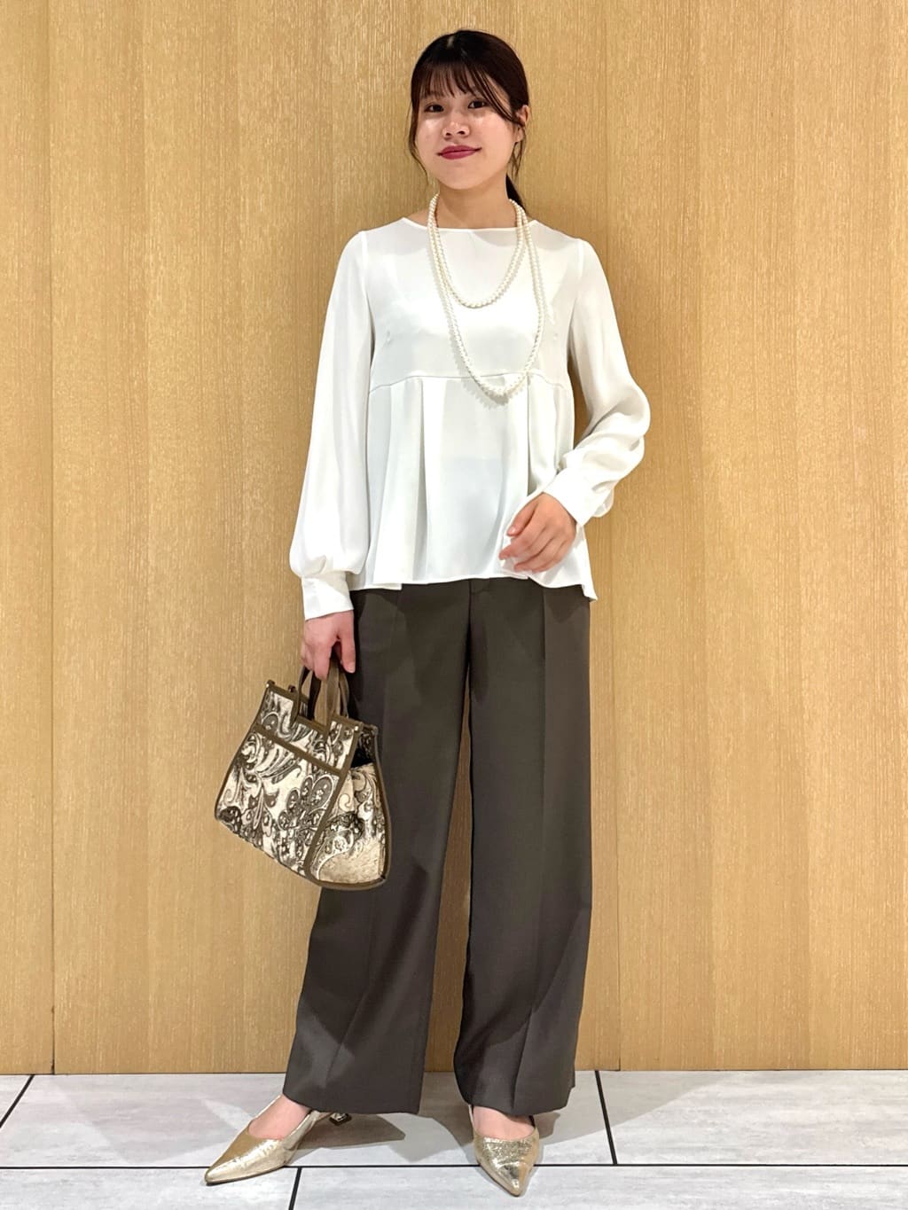 nanaさんの「UNTITLED｜【セットアップ可】ウールライク ダブルブレストジャケット」を使ったコーディネート