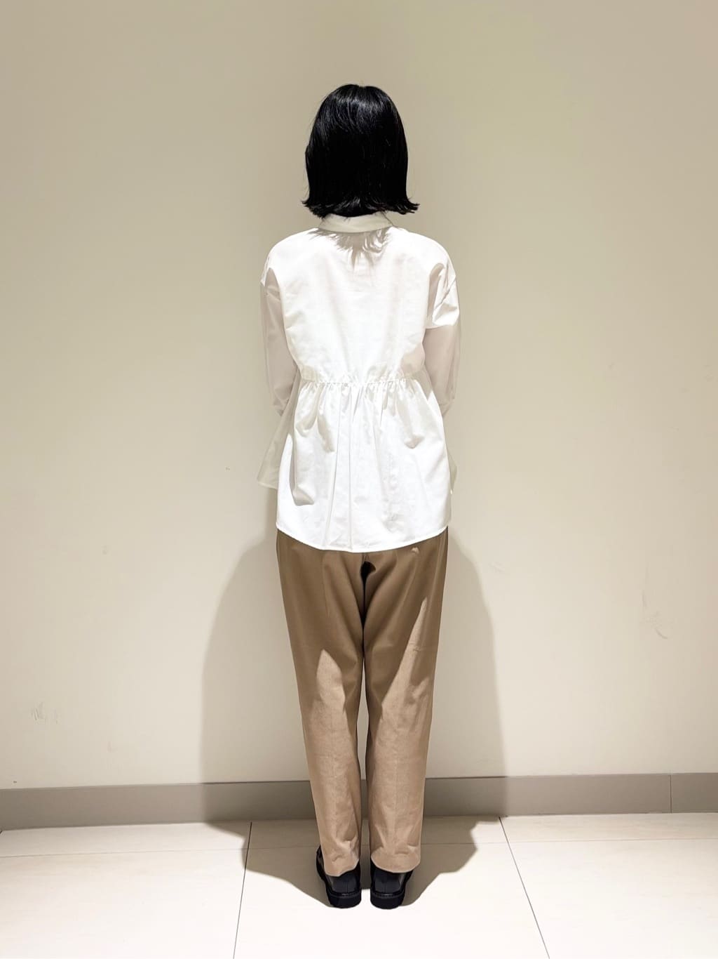 mayuさんの「Dessin｜【洗える・ウエストゴム】イージーストレッチパンツ」を使ったコーディネート