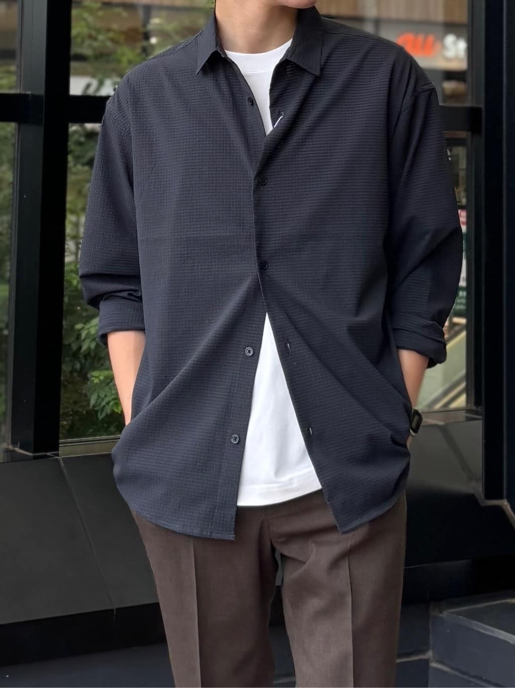 うらしーさんの「THE SHOP TK｜【ご好評につき再入荷！】PERFECTEE／パーフェクティー 接触冷感／吸水速乾／UVカット／防シワ」を使ったコーディネート