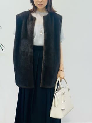 Miwaさんの「UNTITLED｜【洗える】ラメシアーTシャツ」を使ったコーディネート