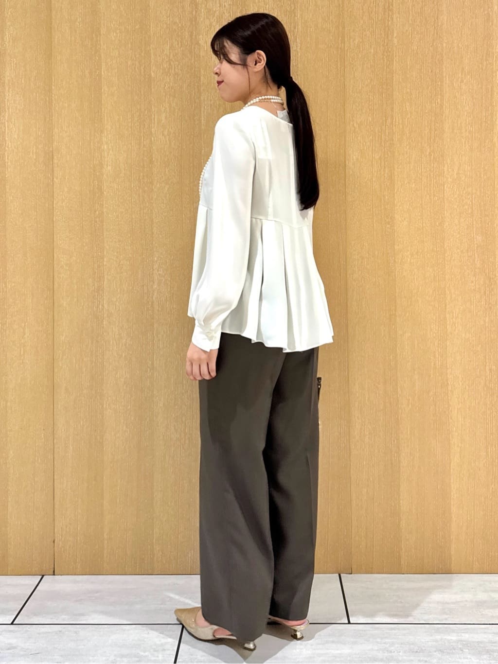 nanaさんの「UNTITLED｜【セットアップ可】ウールライク ダブルブレストジャケット」を使ったコーディネート