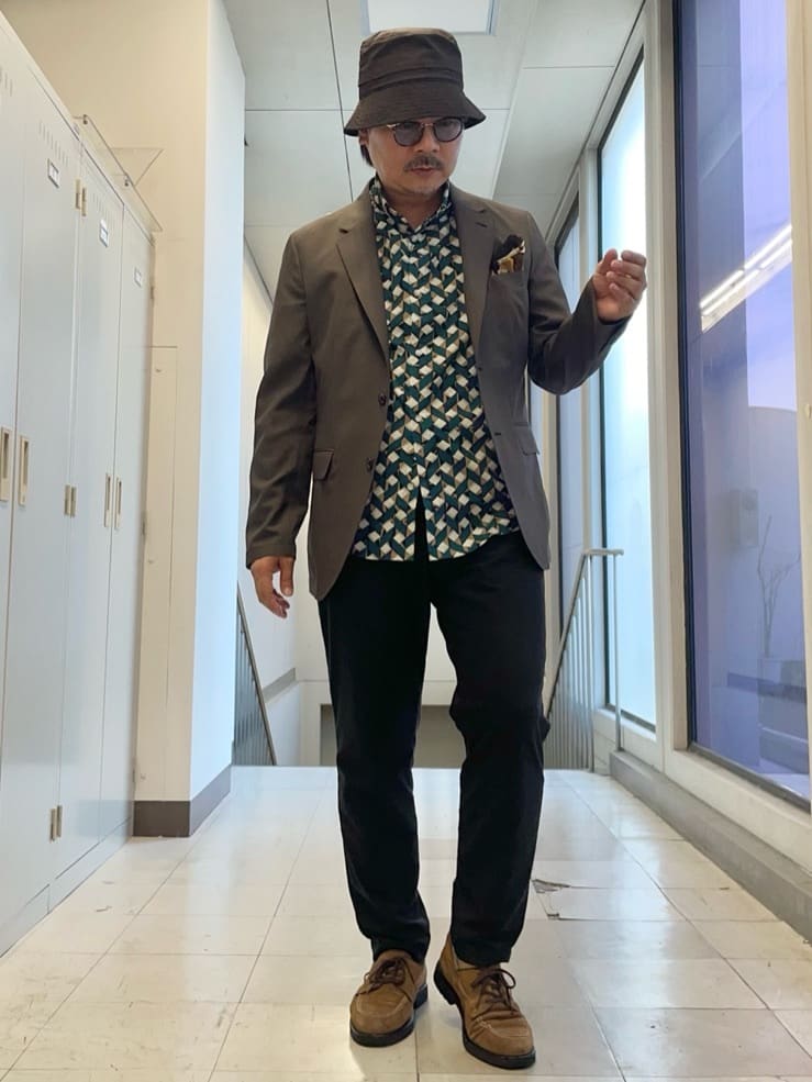 MAKOTO AIさんの「TAKEO KIKUCHI｜【COOL CITY WEAR】アーバンクール ジャケット /接触冷感・吸水速乾」を使ったコーディネート
