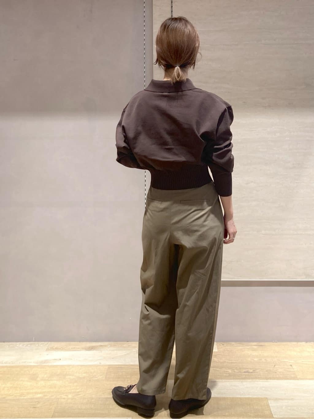 たけねぇさんの「OPAQUE.CLIP｜カーブタックパンツ【洗濯機洗い可】」を使ったコーディネート