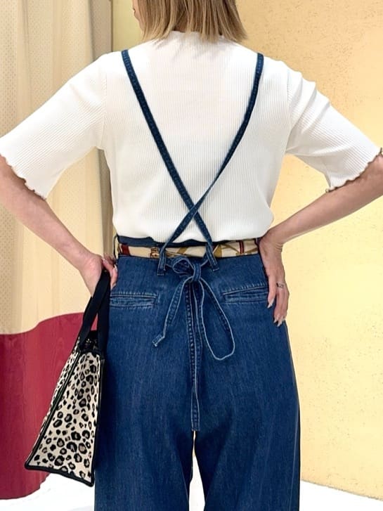 さち。さんの「grove｜【Lee&times;grove別注】SAILOR STRAP DENIM」を使ったコーディネート