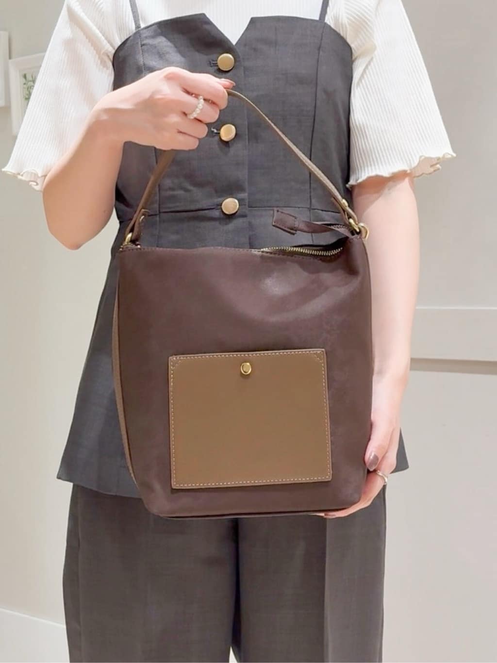 Mayuさんの「grove｜【カセット服】主役級キャミビスチェ」を使ったコーディネート