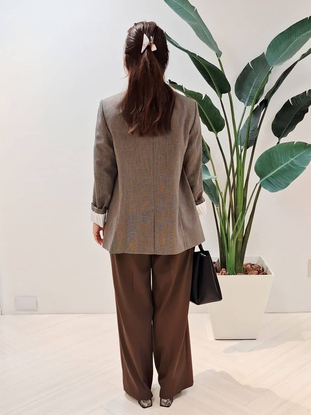 YuKaRiさんの「UNTITLED｜【セットアップ可】ウールライク ダブルブレストジャケット」を使ったコーディネート
