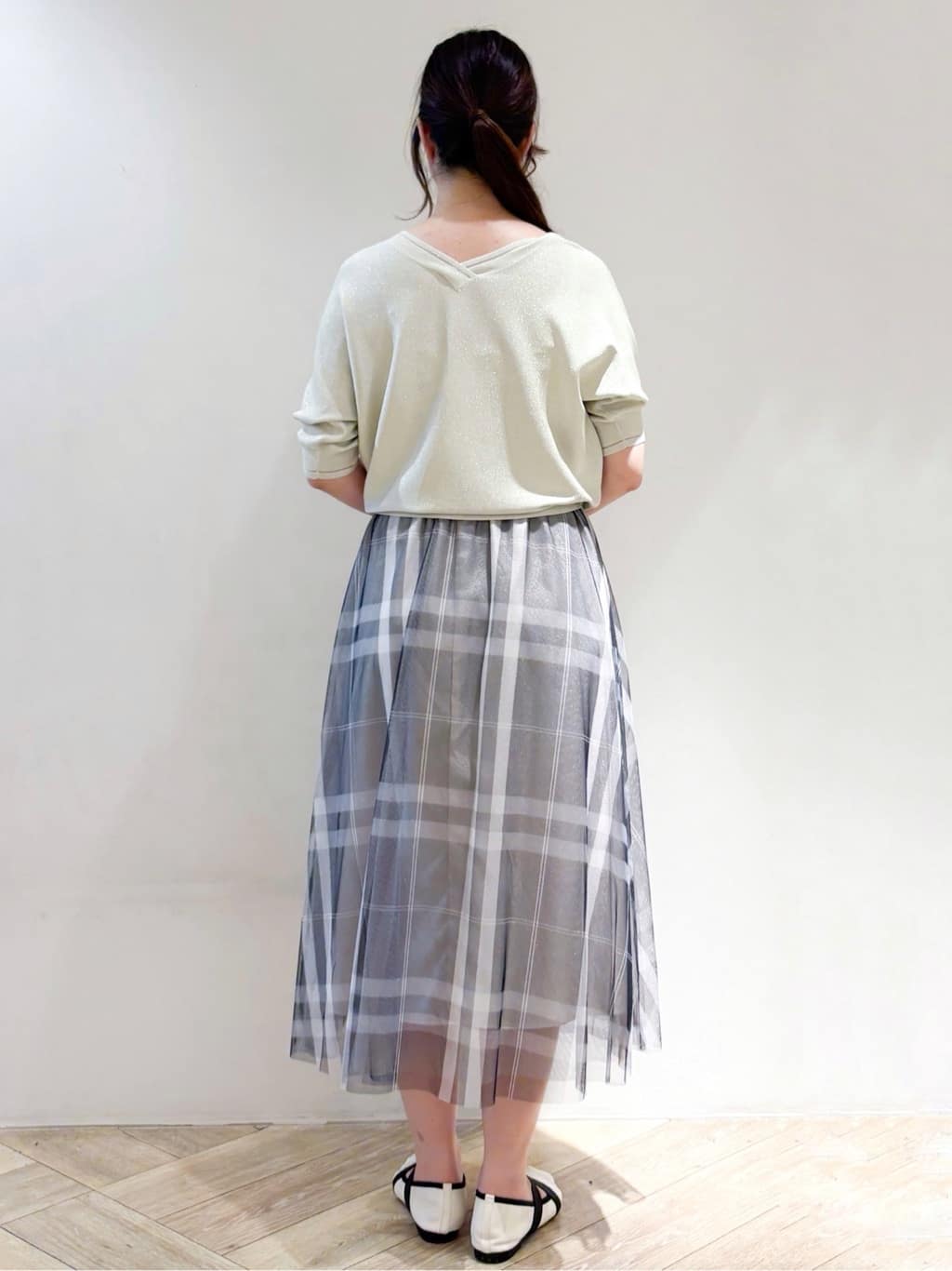 sayaさんの「index｜《5色展開》前後2WAY ドルマンスリーブニット【UVケア／抗ピル／洗濯機洗い可】」を使ったコーディネート