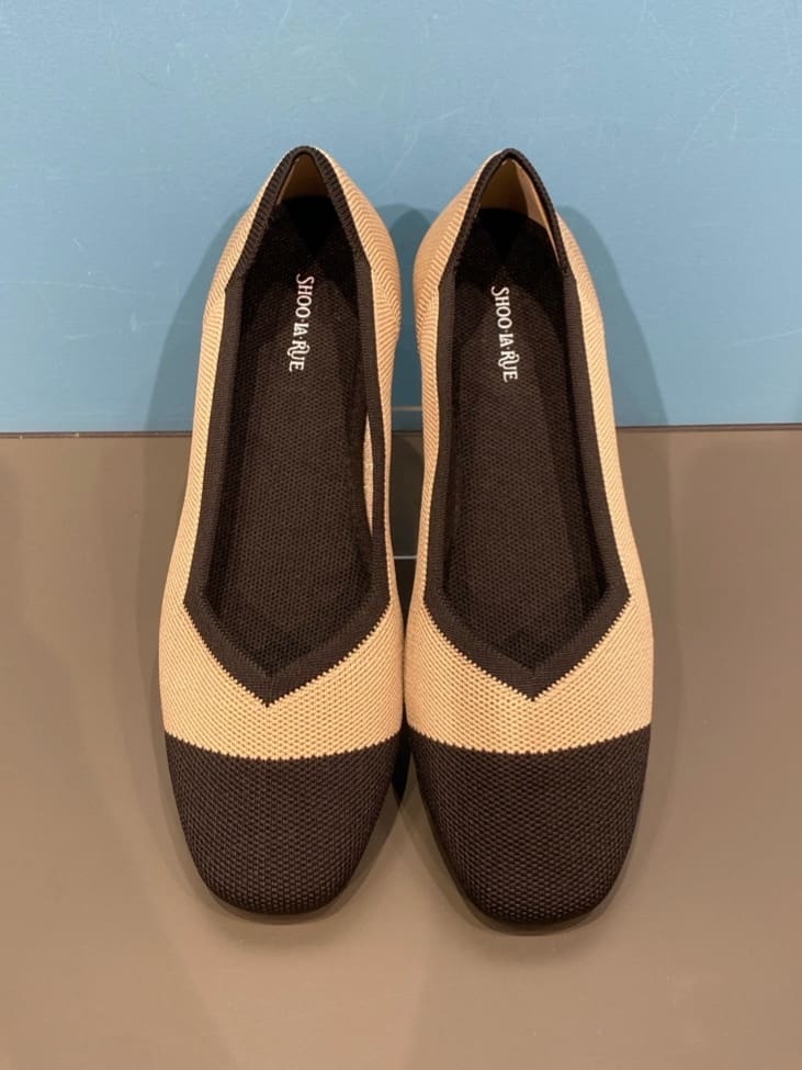 suzuさんの「SHOO･LA･RUE｜【22.5cm-24.5cm】洗えてさらさらニットパンプス」を使ったコーディネート