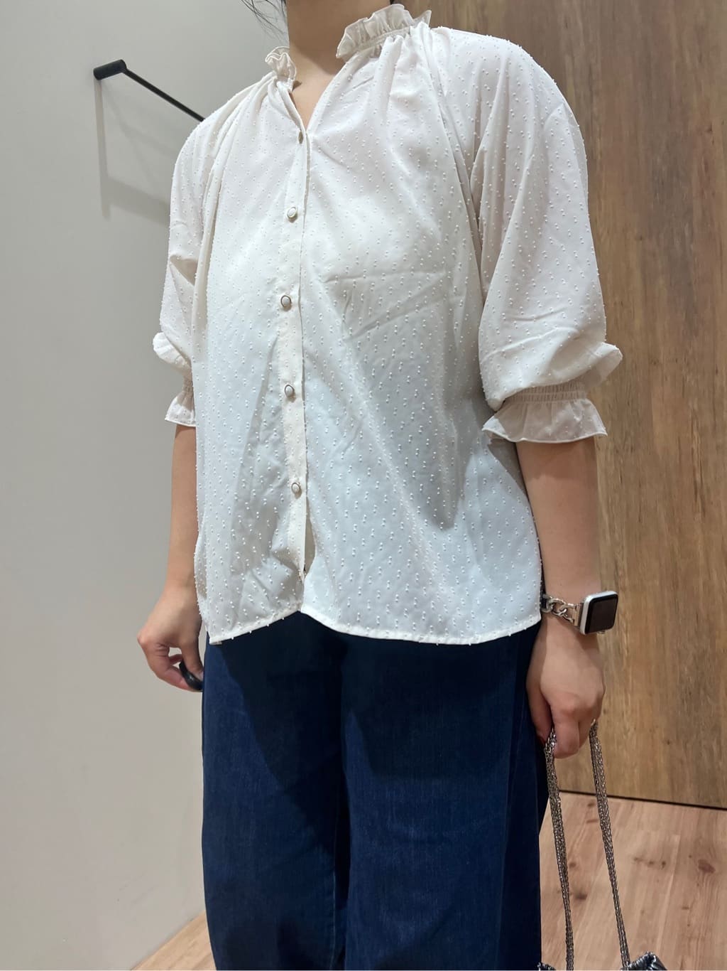 Reinaさんの「grove｜【人間工学】つつまれフィットバレエシューズ （抗菌防臭加工裏地使用）」を使ったコーディネート