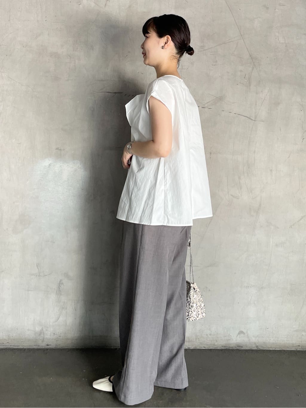 tomokoさんの「OPAQUE.CLIP｜クロスゴムデザインバレエシューズ」を使ったコーディネート