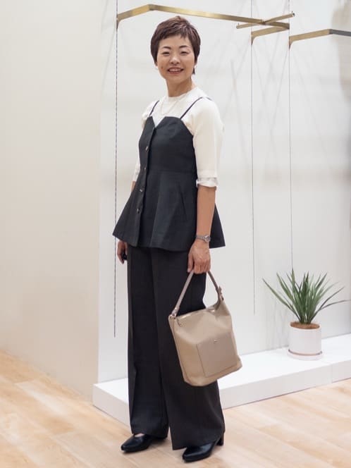 シュウコさんの「grove｜【カセット服】主役級キャミビスチェ」を使ったコーディネート