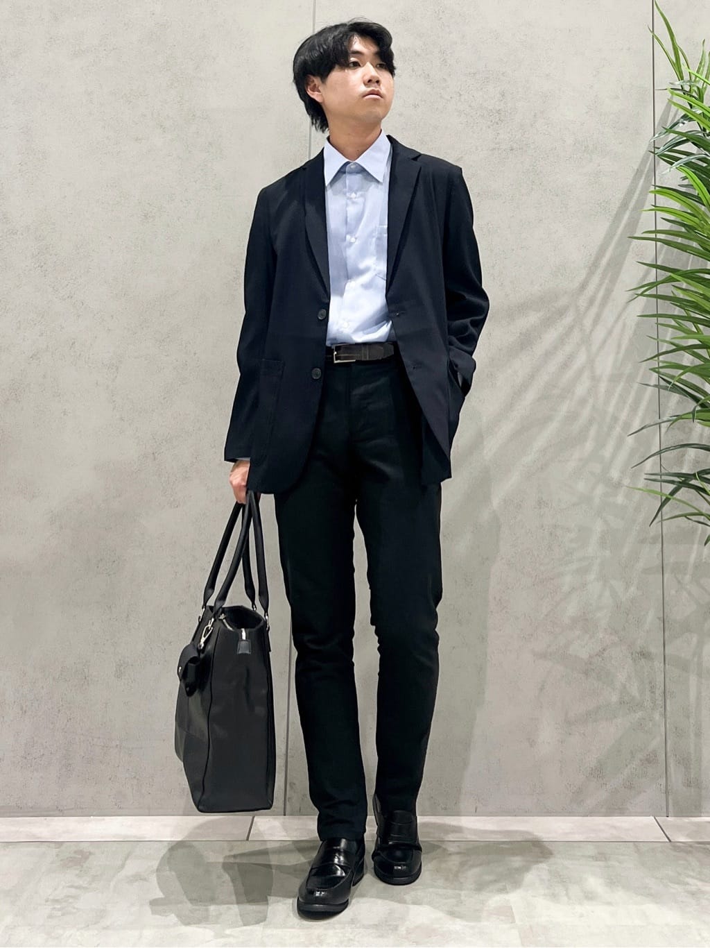 SHI-MAさんの「THE SHOP TK｜【Begin/ビギン10月号掲載】楊柳スマートジャケット　軽量/洗濯機OK/セットアップ可」を使ったコーディネート