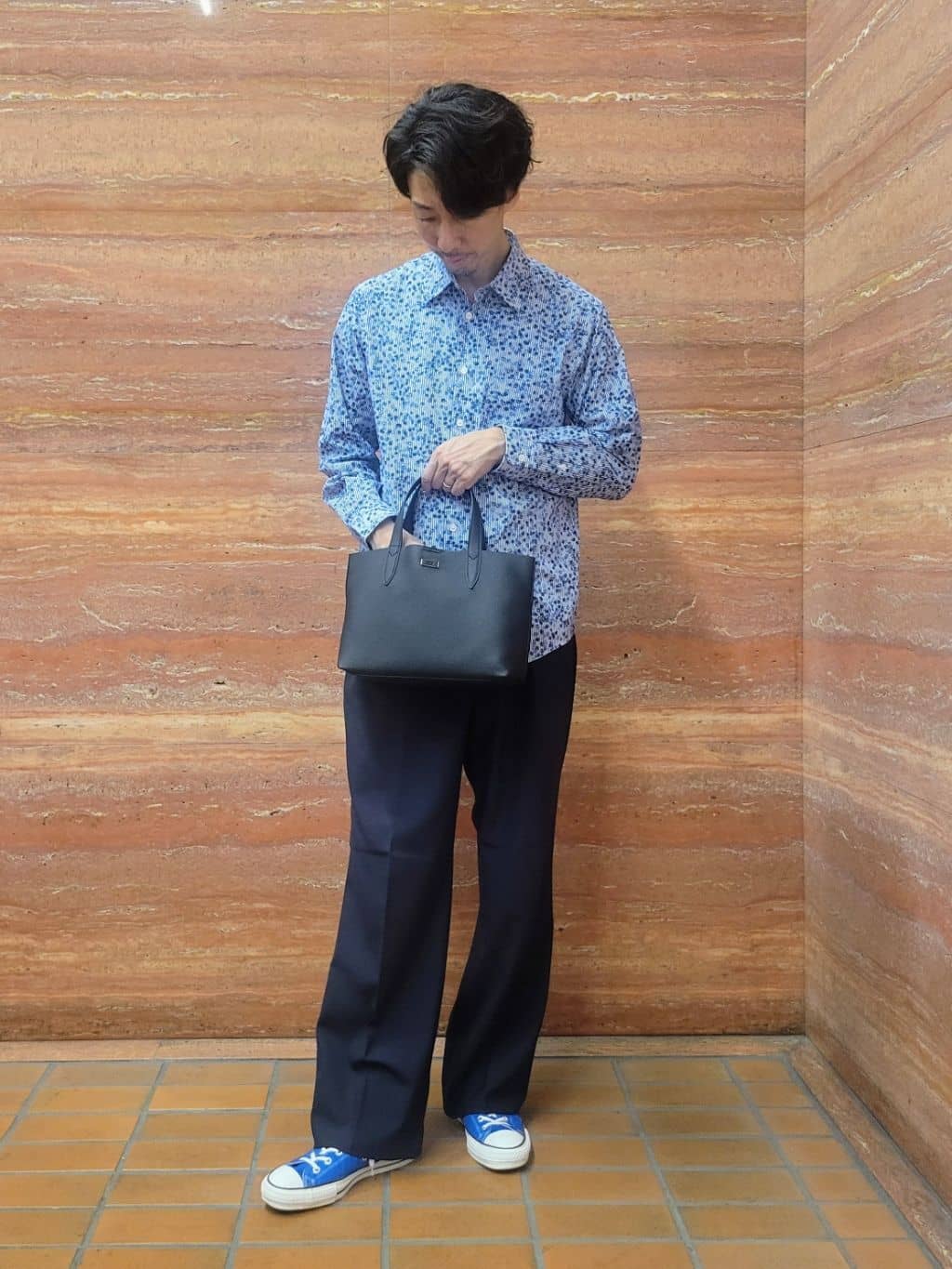 piroyaさんの「TAKEO KIKUCHI｜ストライプ小花 長袖シャツ」を使ったコーディネート