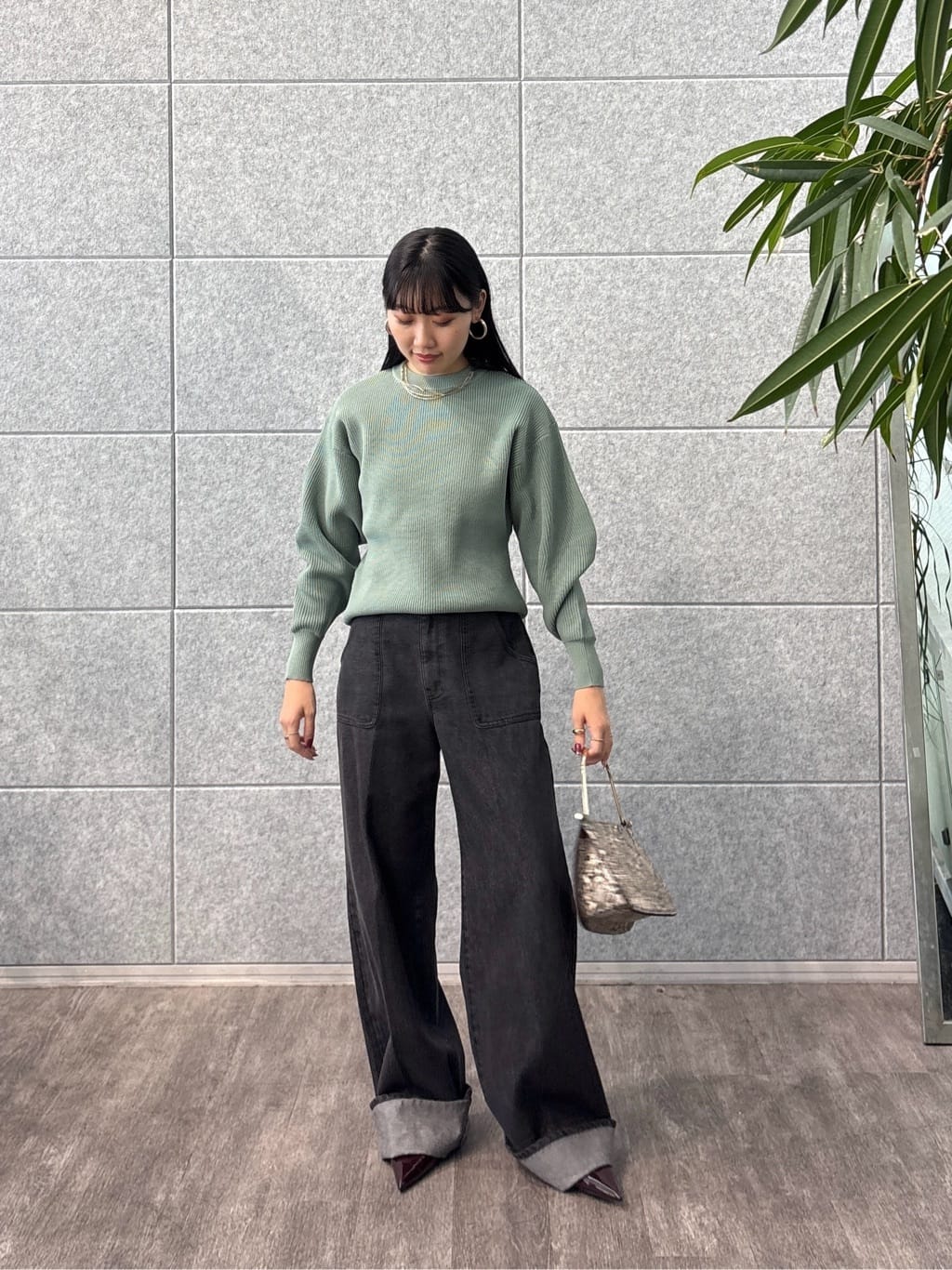 rinaさんの「INDIVI｜ロールアップデニム」を使ったコーディネート