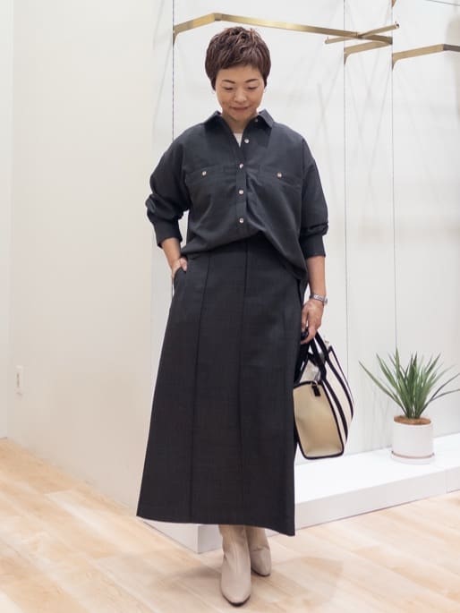 シュウコさんの「grove｜【カセット服】主役級キャミビスチェ」を使ったコーディネート