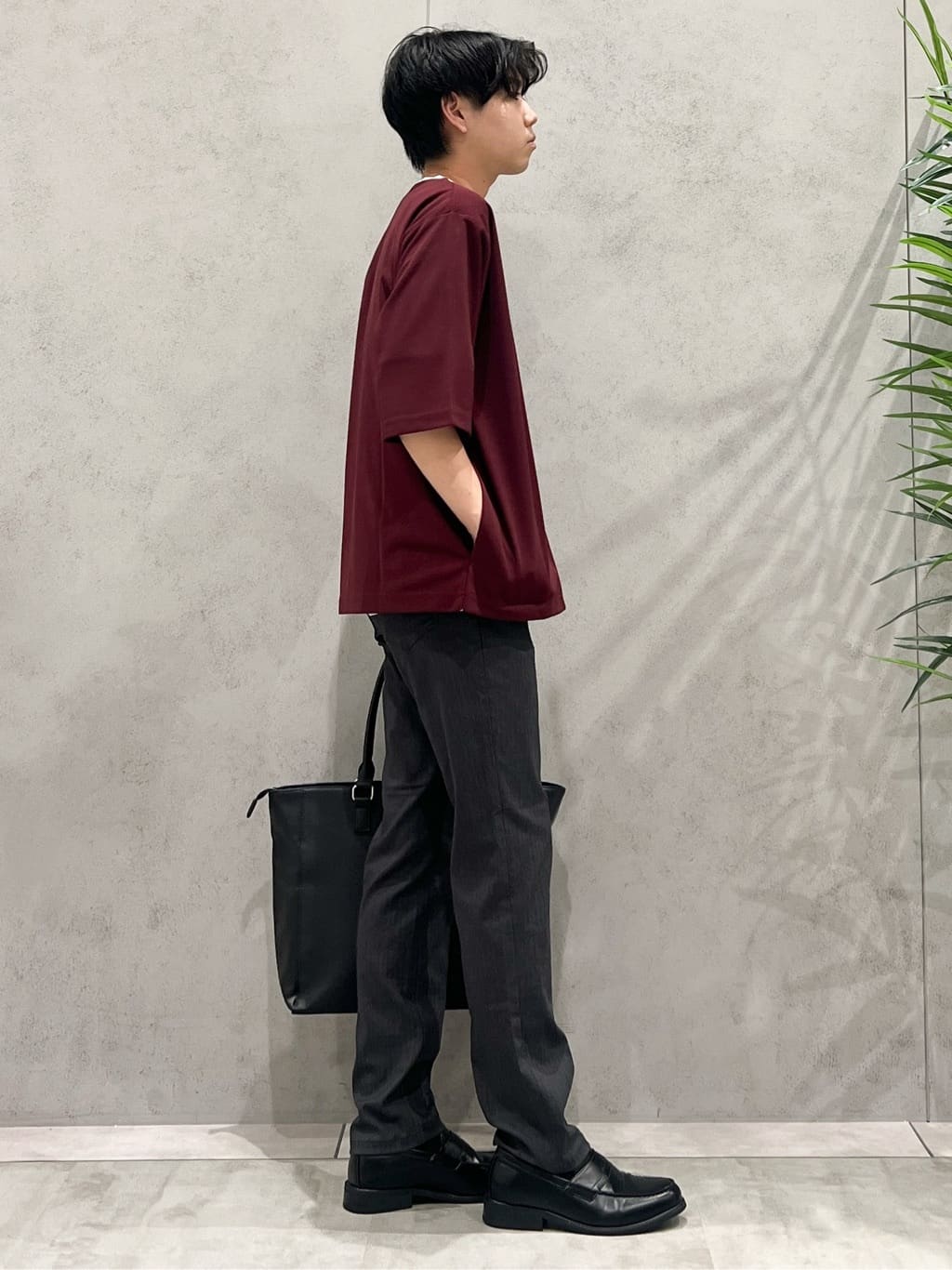 SHI-MAさんの「THE SHOP TK｜五分袖カーディガン+半袖Tシャツセットアイテム 洗濯機OK」を使ったコーディネート