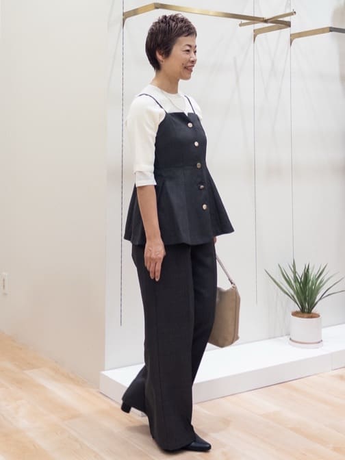 シュウコさんの「grove｜【カセット服】主役級キャミビスチェ」を使ったコーディネート
