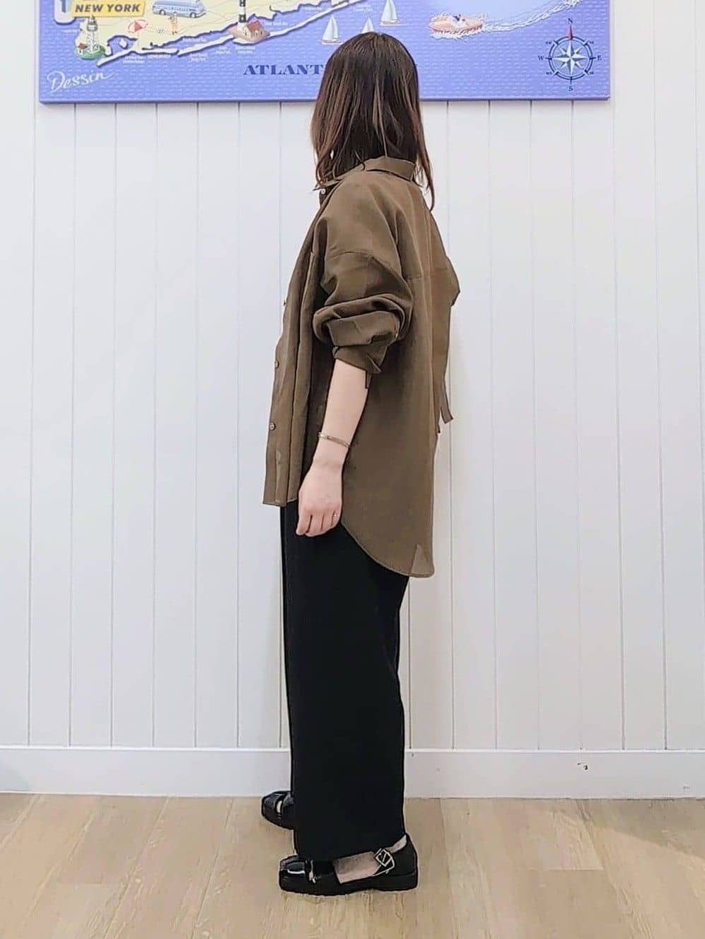 itoさんの「Dessin｜【洗える】オーガニックコットンフレンチスリーブ」を使ったコーディネート
