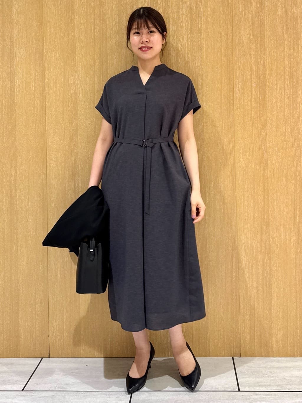 nanaさんの「UNTITLED｜【UV/はっ水】リラククールワンピース」を使ったコーディネート