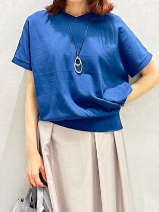 Miwaさんの「UNTITLED｜【洗える/前後2WAY】ネックプルオーバーニット」を使ったコーディネート