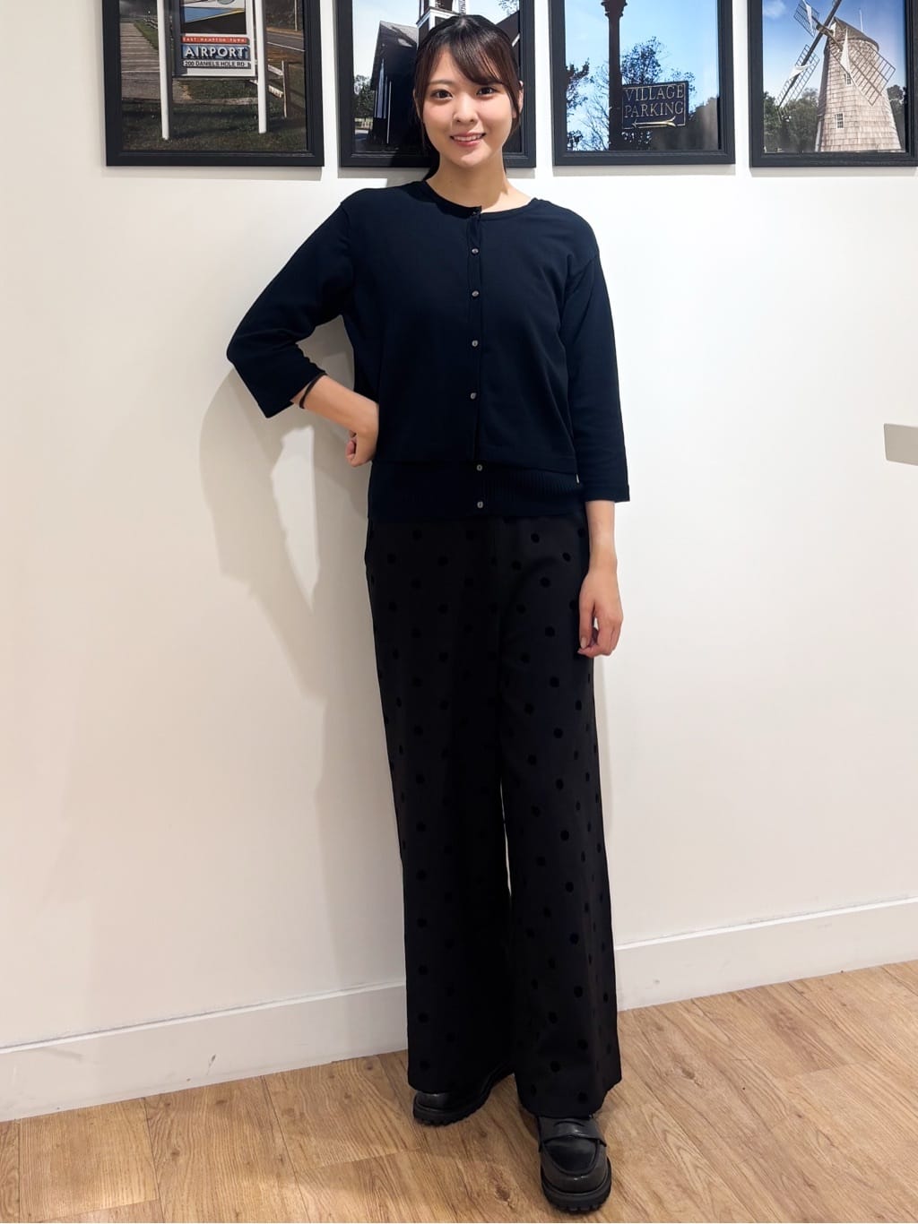 Ririkaさんの「Dessin｜【2点セット・洗える】2WAYカーディガン＆キャミソールアンサンブル」を使ったコーディネート