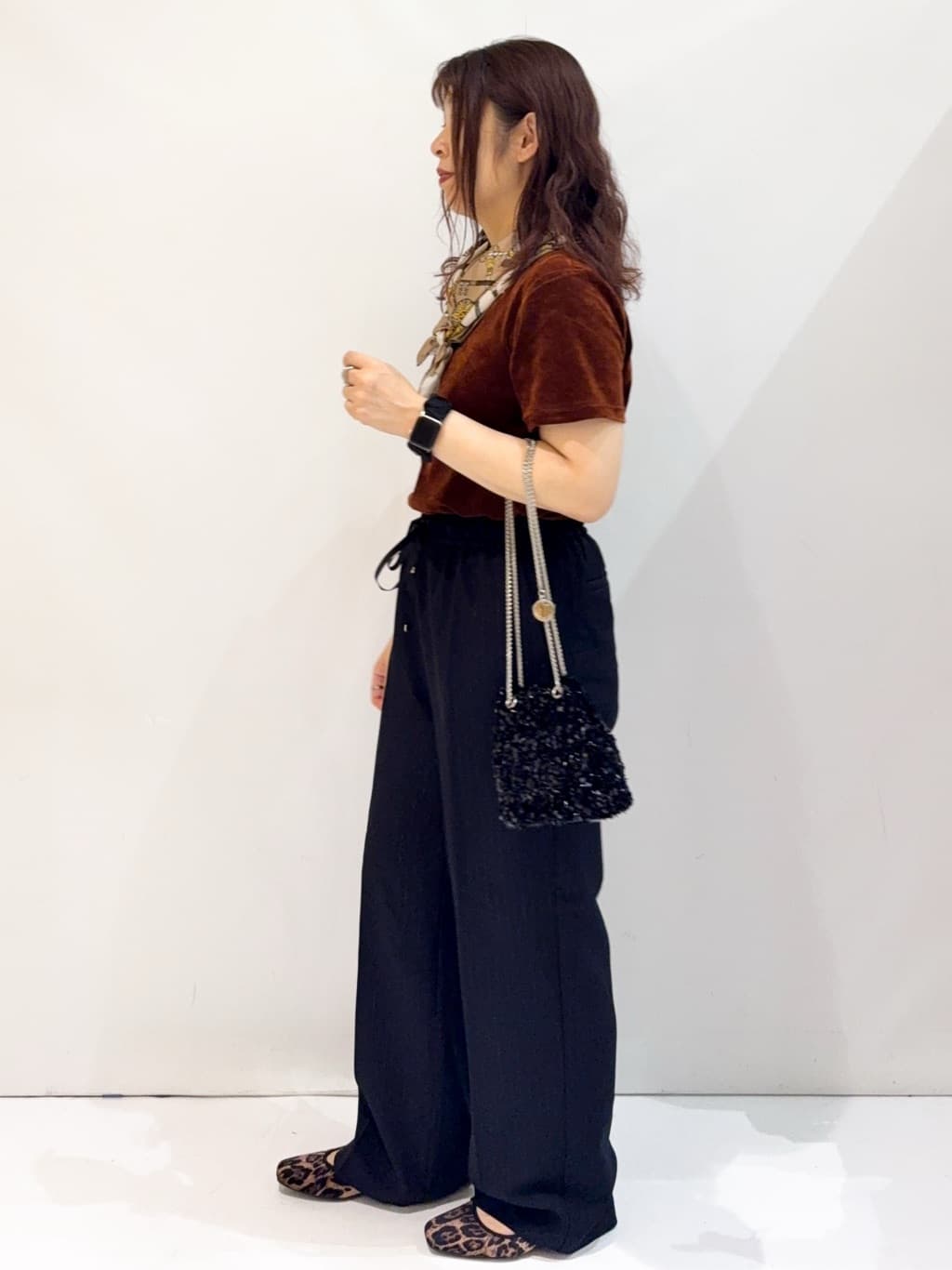 nakkoさんの「OPAQUE.CLIP｜フロッキーチュールTシャツ【洗濯機洗い可】」を使ったコーディネート