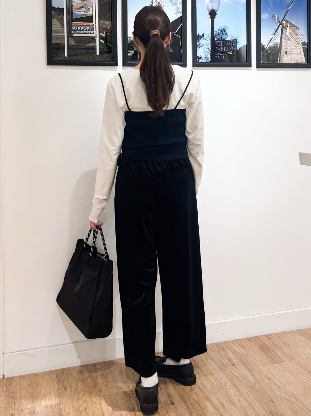 Ririkaさんの「Dessin｜【2点セット・洗える】2WAYカーディガン＆キャミソールアンサンブル」を使ったコーディネート