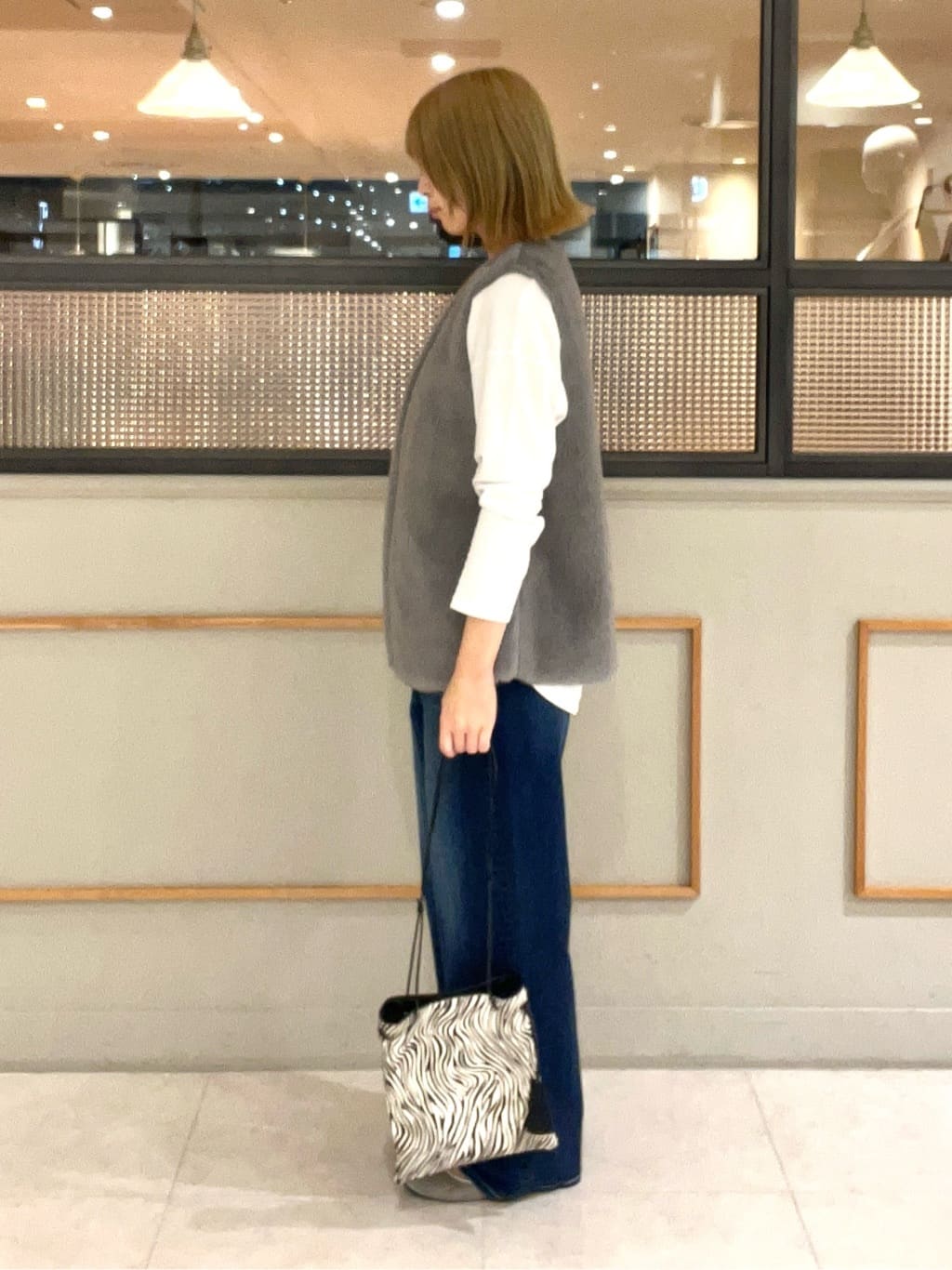 kumiさんの「INDIVI｜ミンク調フェイクファージレ」を使ったコーディネート