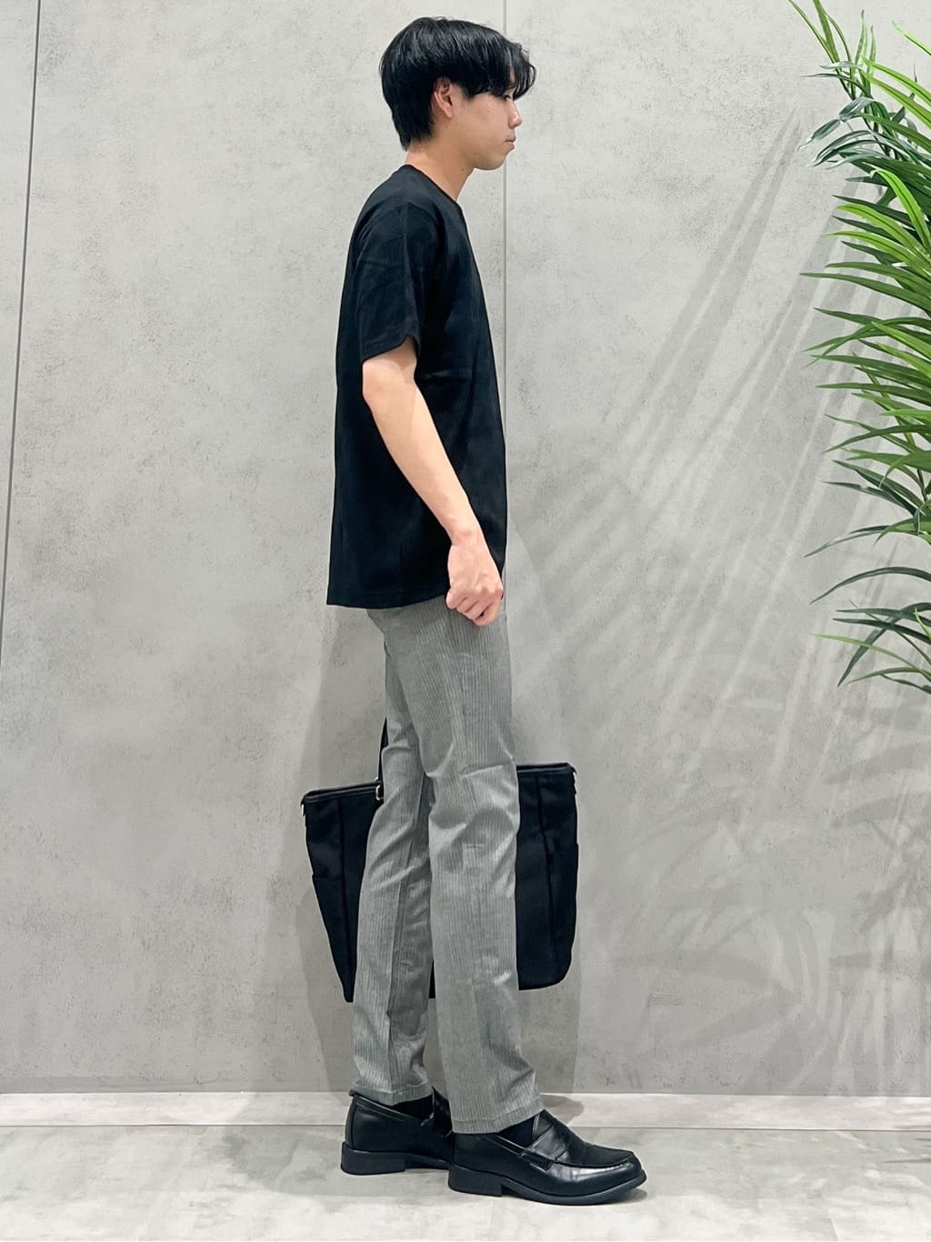 SHI-MAさんの「THE SHOP TK｜パターンジャカード半袖Tシャツ【洗濯機OK】」を使ったコーディネート