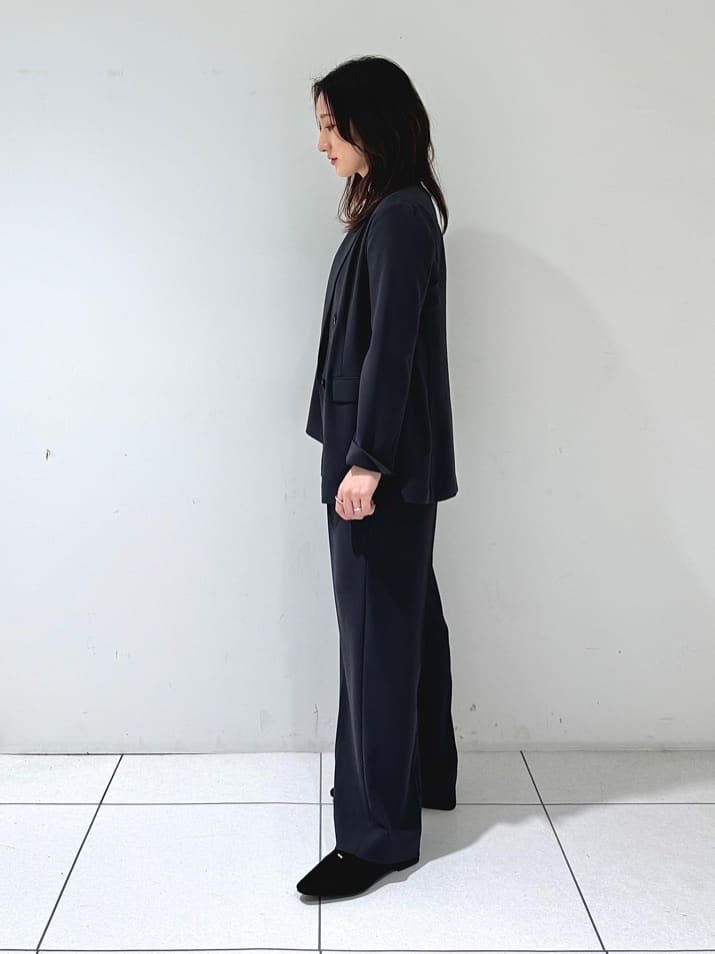 そんさんの「INDIVI｜【軽く羽織れる！】ダブルジャケット」を使ったコーディネート