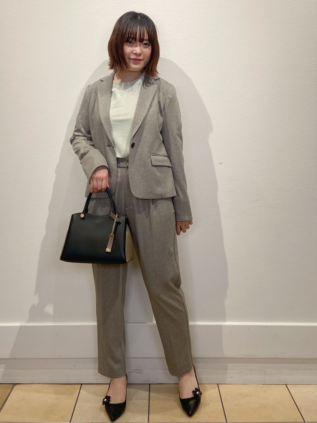 kimiさんの「index｜《andGIRL掲載》ベロアボクシーTシャツ【洗濯機洗い可】」を使ったコーディネート