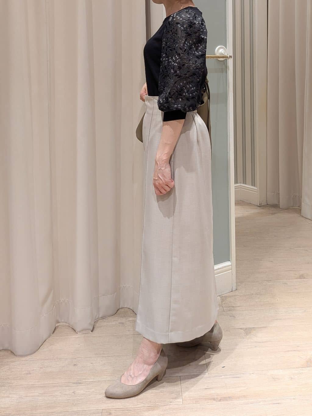 ちゃさんの「grove｜【カセット服】洗えるストレートシルエットスカート」を使ったコーディネート