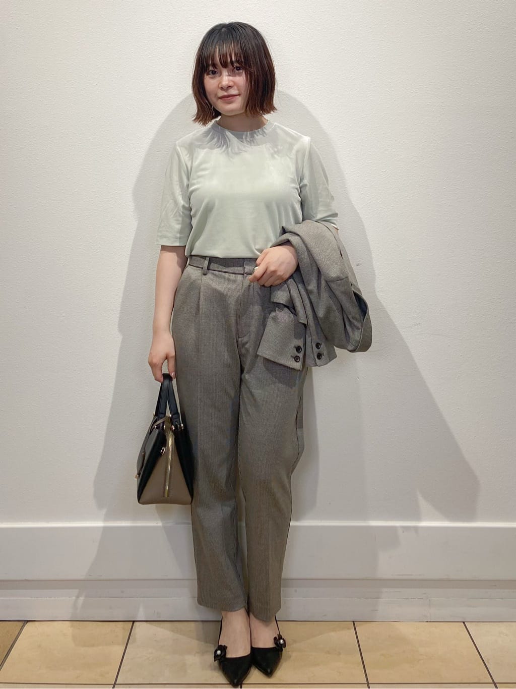 kimiさんの「index｜《5色展開／XS-LLサイズ》ストレッチテーラードジャケット／セットアップ対応【イージーアイロン】」を使ったコーディネート