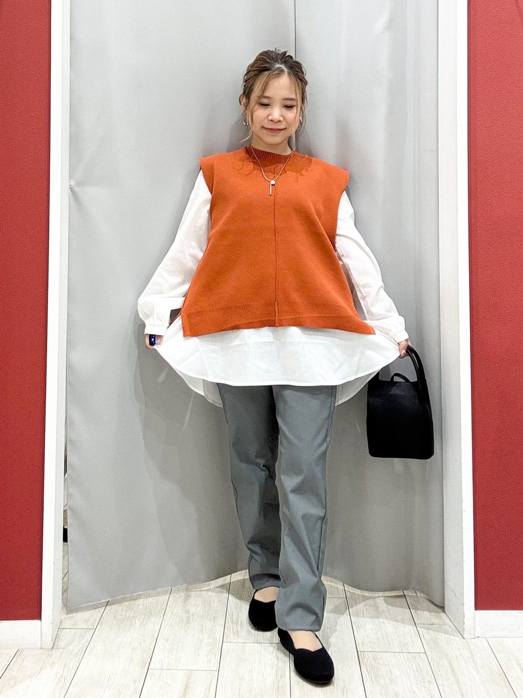 shioさんの「SHOO･LA･RUE｜【S-LL/洗濯機可】ぐんぐん伸びる ハイパースキニーパンツ」を使ったコーディネート