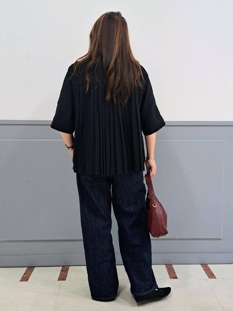 まーみんさんの「grove｜【2WAY】1枚でも羽織っても。使える大人のシャツスタイル」を使ったコーディネート