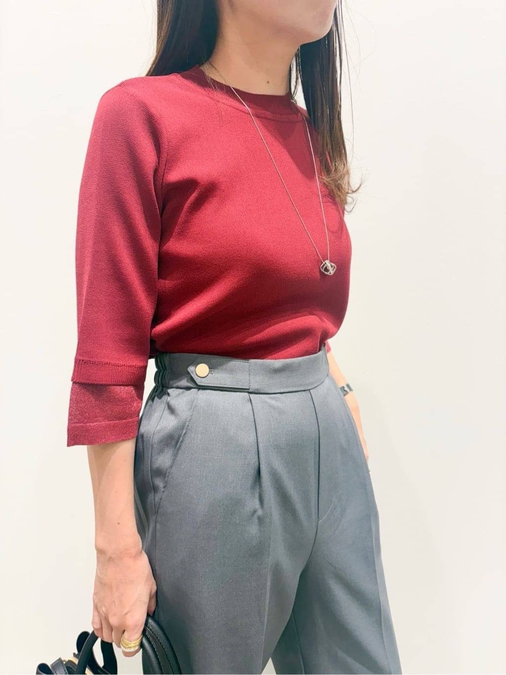 ＷＡさんの「grove｜【ひんやり多機能】やわらかドライタッチ 袖口シアードッキングプルオーバー」を使ったコーディネート